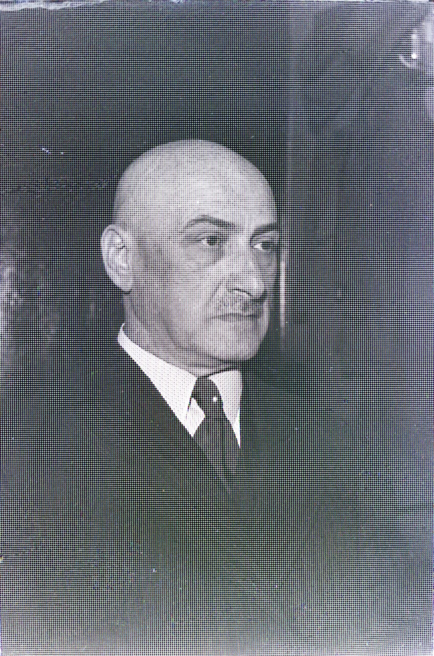 Historical portrait of Bernhard Ringer.